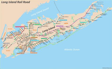 Long Island Rail Road Map World Map