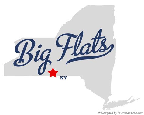 Map Of Big Flats Ny New York