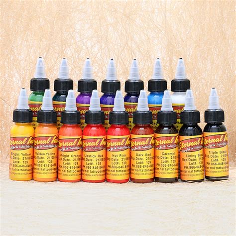 New 19 Color Original Eternal Natural Tattoo Ink For Body Painting