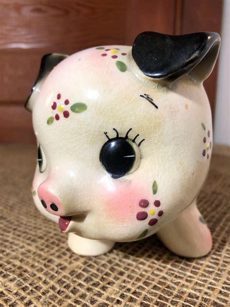 Vintage Piggy Bank Made In Japan Etsy
