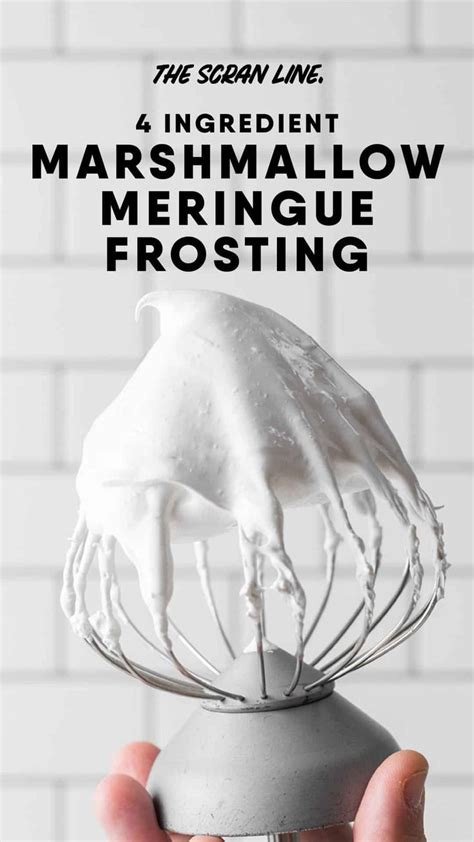 Marshmallow Meringue Frosting Recipe