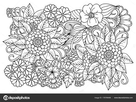 Dibujos De Flores Para Colorear Adultos