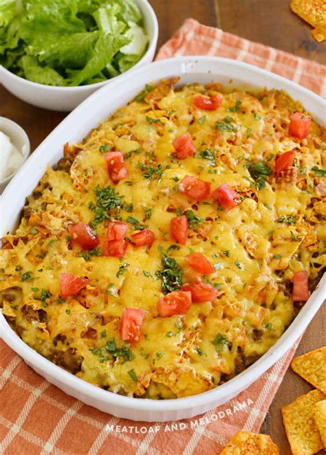 Doritos Casserole Recipe With Ground Beef Meatloaf And Melodrama