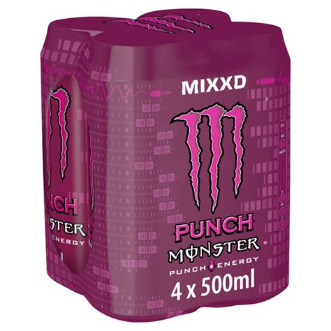 Monster Energy Mixxd Punch Canette 4 X 500 Ml Carrefour Site