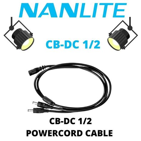 کابل دی تب nanlite d tap to 5 5mm male dc barrel power cable سینما کالاسینما کالا