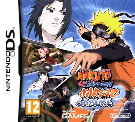 Naruto Shippuden Naruto Vs Sasuke Boxarts For Nintendo Ds The