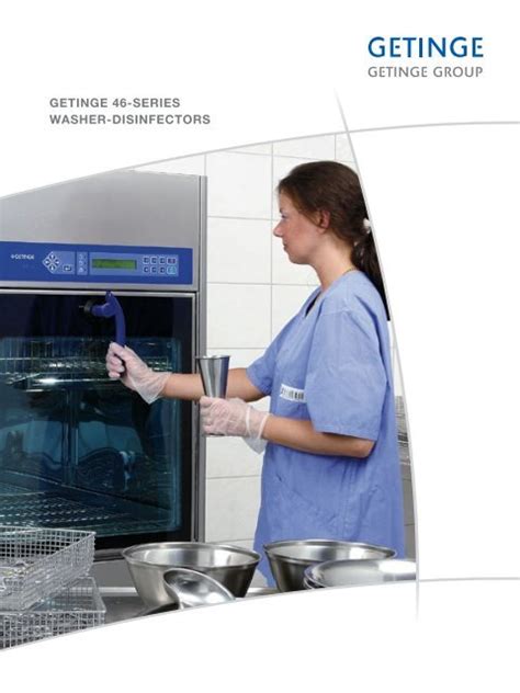 Getinge 46 Series Washer Disinfectors Getinge Infection Control