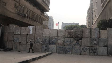 In Pictures Cairo Roadblocks In Egypt Protests Bbc News