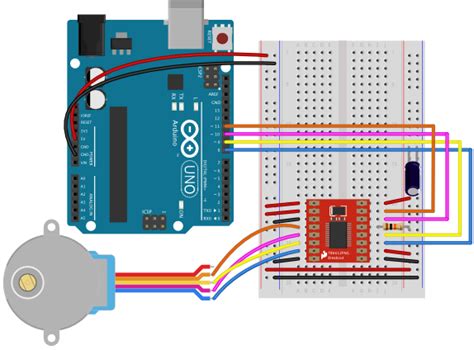 Lab Controlling A Stepper Motor With An H Bridge Itp Physical Computing