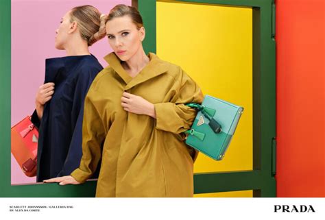 Scarlett Johansson Stars In Pradas Galleria Bag Ad Campaign Tom