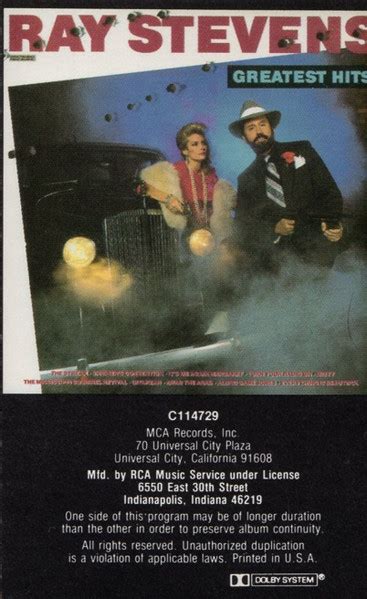 ray stevens ray stevens greatest hits 1987 cassette discogs