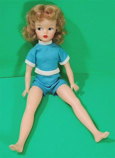 Vintage Ideal Toy Corp Tammy Doll Bs 12 1 Blue Romper Outfit 12 Ebay