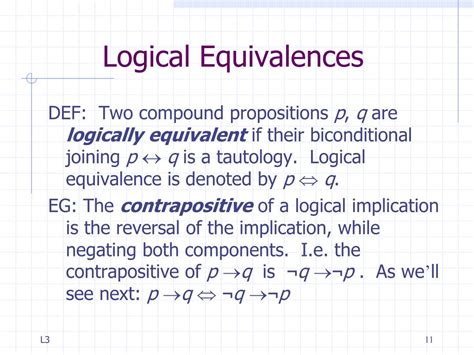 Ppt Propositional Equivalences Powerpoint Presentation Free Download