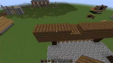 Minecraft Tutorial How To Build A Medieval Bridge Youtube