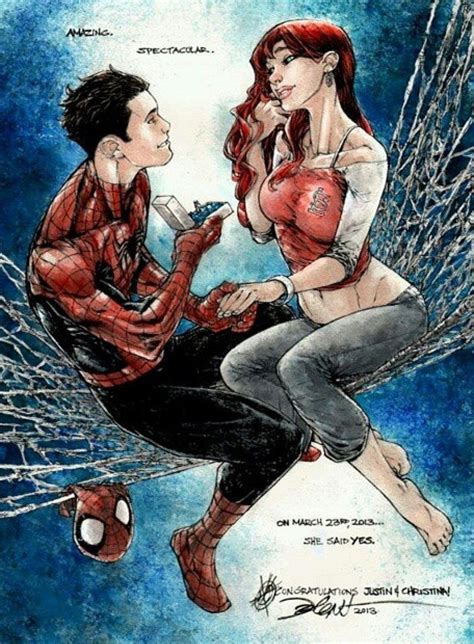 Pin On Spider Man And Mary Jane Watson