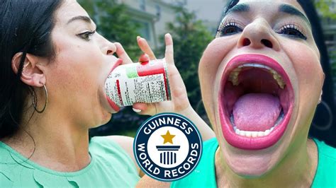 Woman With The Largest Mouth Breaks Guinness World Record