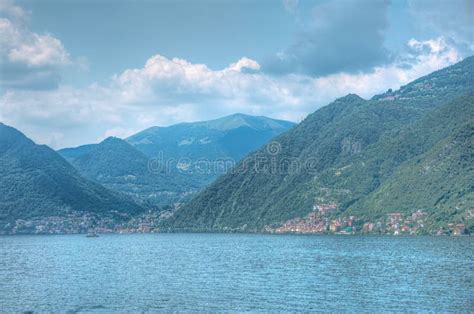 Argegno Village And Lake Como In Italy Stock Image Image Of Church