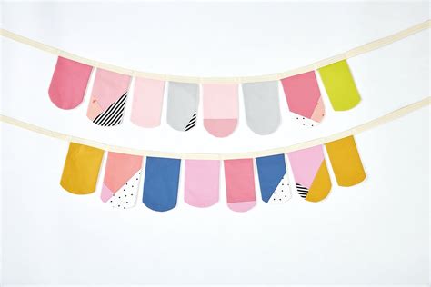 How To Make Fun Celebration Bunting Better Homes And Gardens
