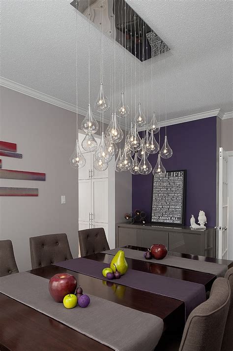 How To Fashion A Sumptuous Dining Room Using Majestic Purple