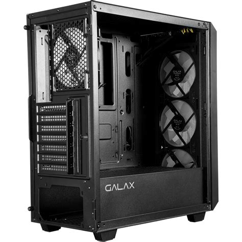 Galax Revolution-01 Mid Tower Gaming Case, ATX with Tempered Glass, 4