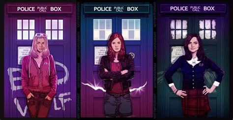 All 3 Companions Pack Rose Tyler Amy Pond Clara Oswin Oswald Doctor Who