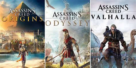Assassin S Creed Origins Odyssey And Valhalla S Thematic Connection