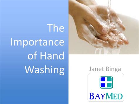 Ppt The Importance Of Hand Washing Powerpoint Presentation Free