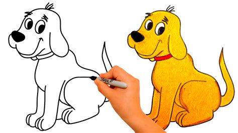 How To Draw A Dog Step By Step Cómo Dibujar Un Perro