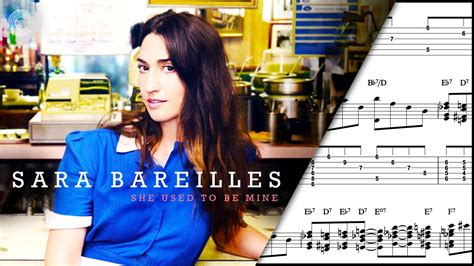 guitar she used to be mine sara bareilles sheet music chords and vocals youtube