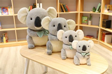 Big Soft Koalas Bear Plush Toys Adventure Koala Doll Kawaii Simulation