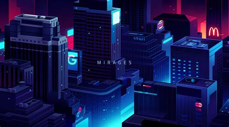 Mirages Illustrations Of Nocturnal Cityscapes By Romain Trystram