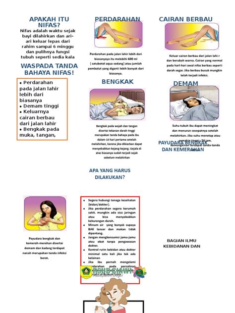 Leaflet Tanda Bahaya Nifas Fix Pdf