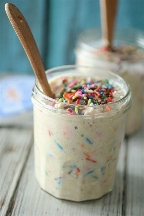 This reduces the chance of them bleeding into the oatmeal. 25+ Cake Batter Recipes | Cake batter protein, Protein ...