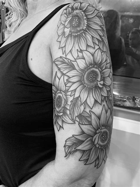 Sunflower Tattoo Sleeve Sunflower Tattoo Sleeve Sunflower Tattoo