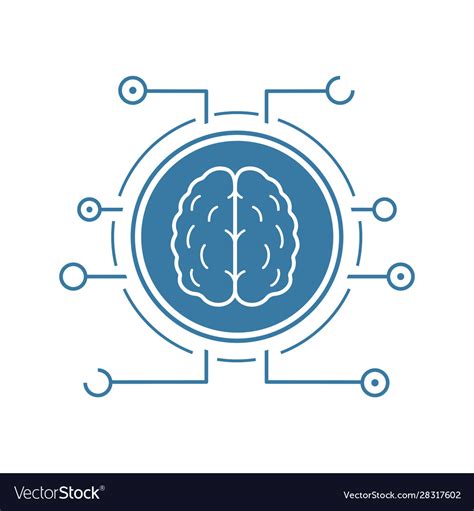 Neural Networks Icon Royalty Free Vector Image