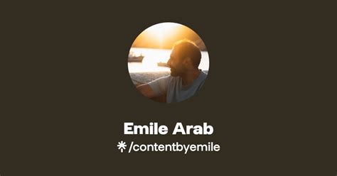 Emile Arab Instagram Linktree