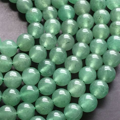 Aventurine 6mm Round Green Gemstone Beads Full Strand Grade Etsy