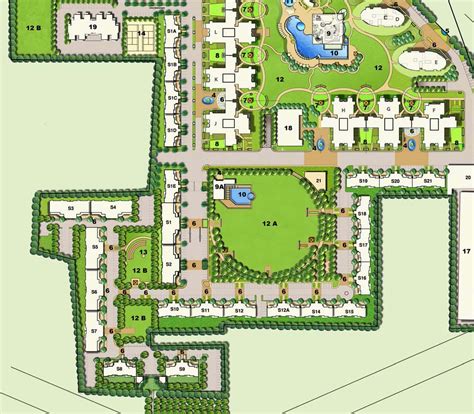 Layout Plan Emaar Mgf Palm Terraces Gurgaon Raheja Properties