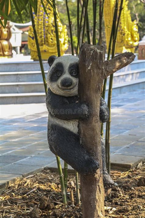 Panda Sculpture In Ancient City Near Bangkok Stock Photo Image Of
