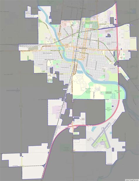 Map Of Kankakee City