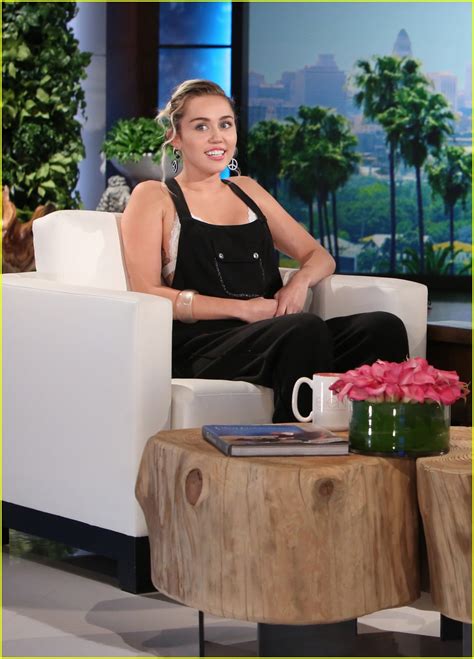 Photo Miley Cyrus Ellen Show Appearance 05 Photo 3794935 Just Jared