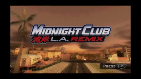 Midnight Club La Remix Career Mode Part 1 Psp Youtube