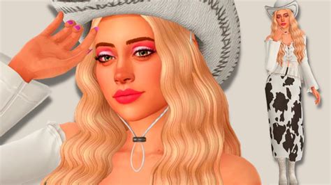 I Made A Custom Content Cowgirl Sim For The New Horse Pack The Sims 4
