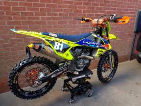 This generation of ktm aluminum skid plates provides the most effective protection for frame and engine: Fluorescent yellow 2016 SXF 450 - locky - Motocross ...