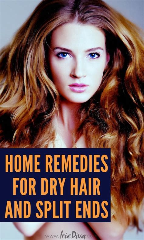 Home remedy for dry hair: Home Remedies for Dry Hair and Split Ends #naturalhair # ...
