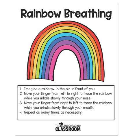 Breathing Exercises Cards And Calm Down Corner Kit Calming Strategies Breathing Techniques