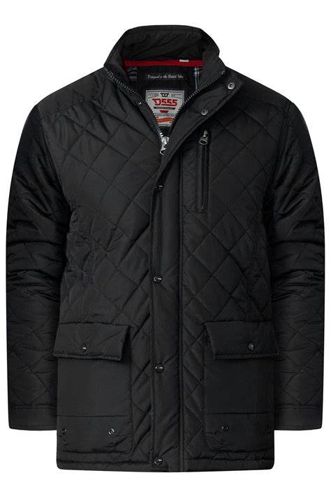 D555 Black Quilted Jacket Badrhino