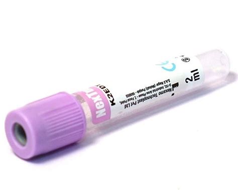 Plastic BD K2 EDTA Vacutainer Blood Tube For Laboratory At Rs 8 20