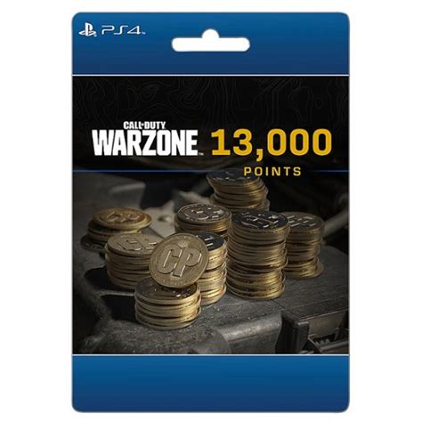 Activision Call Of Duty Warzone 10000 Cod Points 3000 Bonus