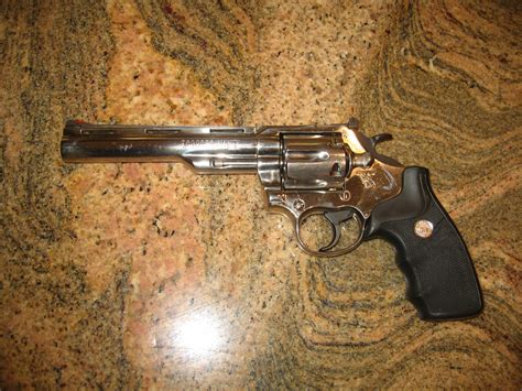 Colt Trooper Mk V Nickel 357 Mag 6 For Sale At